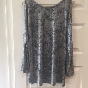 Grey mesmerized women tunic blouse size small